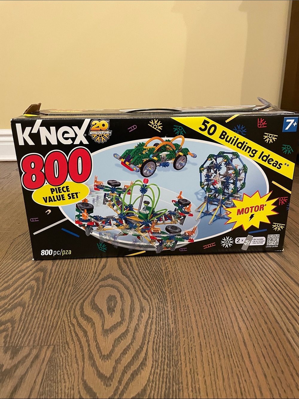 Knex 800-Piece Value Set Kids Building Toy (New open box, sealed inner bags)